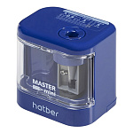 ТОЧИЛКА ЭЛЕКТРИЧЕСКАЯ ХАТБЕР MASTER MINI, СИСТЕМА КОНТРОЛЯ ЗАТОЧКИ, ЗАП. ЛЕЗВИЕ, БЛИСТЕР, Е/П /24/