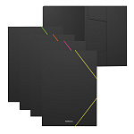 ПАПКА НА РЕЗИНКАХ ПЛАСТ, A4, ERICHKRAUSE MATT ACCENT, 0,5 ММ, АССОРТИ /4/96/ РФ