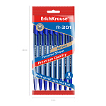 Набор из 8 ручек шариковых ErichKrause R-301 Stick Original 1.0, цвет чернил синий (в пакете)