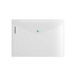 КОНВЕРТ ПЛАСТ. НА КНОПКЕ, А4, ERICHKRAUSE GLOSSY CLEAR, 0,16 ММ, ПРОЗР. ЦВЕТ. КНОПКА /12/240/ РФ