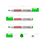 МАРКЕР ТЕКСТ. ERICHKRAUSE V-40, ЗЕЛЕНЫЙ /12/144/
