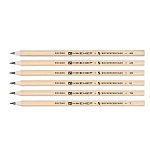 КАРАНДАШ Ч/Г ВКФ. ИНЖЕНЕР, 6В,4В,2В,В,НВ,Н, ЗАТОЧЕН. НАБОР 06 ШТ /8/РФ