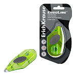 КОР. ЛЕНТА 5 ММ*08 М ERICHKRAUSE ERGOLINE®, РЕЗИН. ВСТАВКА, ЯРКО-САЛАТОВЫЙ, БЛИСТЕР /24/288/