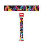 Линейка пластиковая ErichKrause King of Dance, 20см, во флоупаке