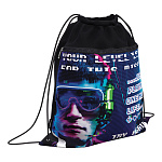 Мешок для обуви ErichKrause с карманом на молнии 500x410мм Cyber Game