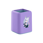 подставка-стакан д/пишущих принад. erichkrause forte, manga, фиолетовый/голубой /8/ рф