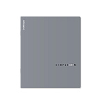 ТЕТРАДЬ 48 Л, А5, КЛ. ERICHKRAUSE SIMPLE COLOR, СЕРЫЙ, ЛАМ. SOFT+TOUCH, ВЫБ. УФ-ЛАК /5/100/