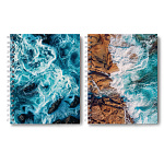 ТЕТРАДЬ 80 Л, А5, КЛ. СВЕТОЧ. ШТОРМ, ТВ. ОБЛ. ГЛЯНЦ. ЛАМ, НА ГРЕБНЕ /4/32/