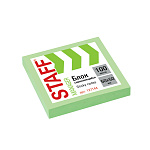 БЛОК Д/ЗАПИСИ 50*50 ММ, 100Л, STAFF, ЗЕЛЕНЫЙ /12/