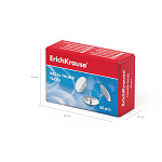 КНОПКИ КАНЦ. 10 ММ/50 ШТ. ERICHKRAUSE, НИКЕЛ. /10/1000/