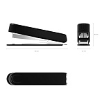 СТЕПЛЕР №10, ДО 15 Л. ERICHKRAUSE EASY PRESS CLASSIC, ЧЕРНЫЙ /12/288/