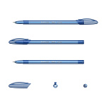 Набор из 4 ручек шариковых ErichKrause Neo® Stick Original 0.7, Super Glide Technology, цвет чернил синий (в пакете)