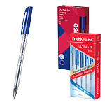 РУЧКА ШАР. ERICHKRAUSE ULTRA-10 STICK CLASSIC 0.7 SUPER GT, МЕТАЛ. НАКОН, СИНИЙ /12/144/1728/