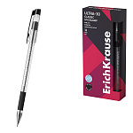 РУЧКА ШАР. ERICHKRAUSE ULTRA L-30, МЕТАЛ. НАКОН, РЕЗ. ЧЕРНЫЙ /12/144/