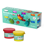 Тесто для лепки ErichKrause Baby с Алоэ Вера 8 цветов по 35 г (в коробке-рукаве 8 шт)