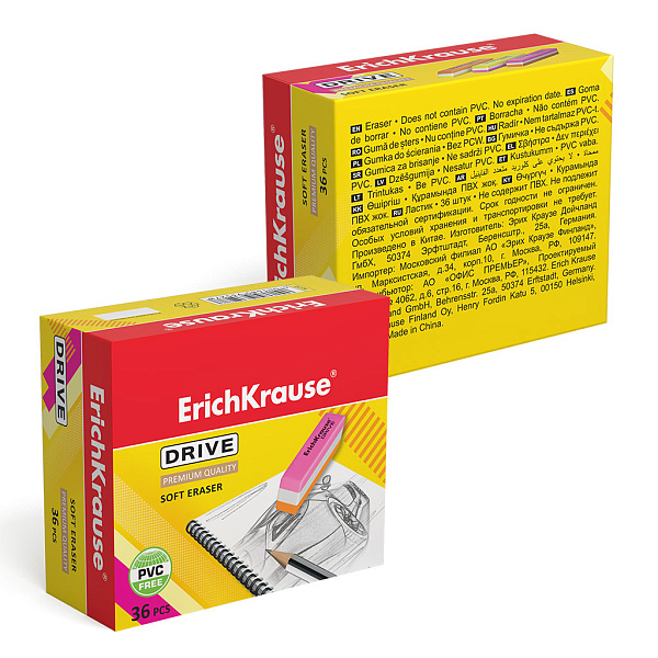 ЛАСТИК ERICHKRAUSE ДРАЙВ, АССОРТИ /36/