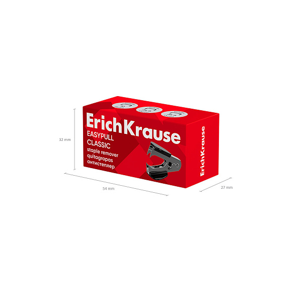 АНТИСТЕПЛЕР ERICHKRAUSE КЛАССИКА ПЛЮС, С ФИКСАТОРОМ /48/576/