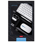 БЛОКНОТ 48 Л, А5, КЛ, ХАТБЕР. OFFICE STYLE, НА СКОБЕ /9/90/