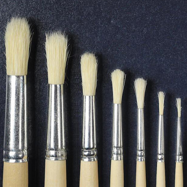 КИСТЬ ИЗ ЩЕТИНЫ №05, КРУГЛАЯ /