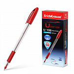 РУЧКА ШАР. ERICHKRAUSE U-109 CLASSIC STICK&GRIP 1.0 ULTRA GLIDE TECHNOLOGY, КРАСНЫЙ /12/144/1728/