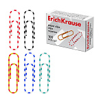 СКРЕПКИ 28 ММ/100 ШТ. ERICHKRAUSE ЗЕБРА, ПОЛОСАТЫЕ /24/144/