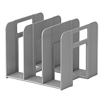 ПОДСТАВКА Д/БУМАГ ERICHKRAUSE TECHNO, ПЛАСТ. 3 ОТД, СЕРЫЙ /2/24/ РФ