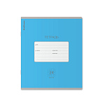 ТЕТРАДЬ 24 Л, КЛ. ERICHKRAUSE КЛАССИКА ЯРКАЯ ГОЛУБАЯ /10/160/РФ