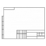 ПАПКА ДЛЯ ЧЕРЧЕНИЯ 10 Л, А4, КЛАССИКА, СТУДЕНЧЕСКАЯ, ГОРИЗ. РАМКА /20/