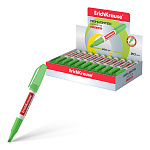 Текстмаркер ErichKrause Visioline V-11 Mini Neon, цвет чернил зеленый (в коробке-дисплее 20 шт.)