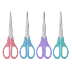 Ножницы ErichKrause EasyCut Pastel, 17 см, ассорти  (в дисплее по 24 шт.)