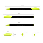 РУЧКА ШАР. ERICHKRAUSE NEO® ACCENT, СИНИЙ /50/200/2400/