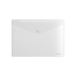 КОНВЕРТ ПЛАСТ. НА КНОПКЕ, A4, ERICHKRAUSE ТЕКСТУРА АПЕЛЬСИН ПРОЗРАЧНОСТЬ, 0.12 ММ, ПРОЗР. /12/24