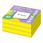 БЛОК Д/ЗАПИСИ 51*51 ММ, 250Л. ERICHKRAUSE NEON+PASTEL, БУМАГА, 02 ЦВ. /12/288/