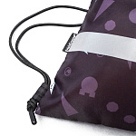 Мешок для обуви ErichKrause с карманом на молнии 500x410мм Black Style