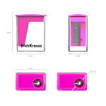 ТОЧИЛКА ПЛАСТ. ERICHKRAUSE CITY MINI, VIVID, КОНТЕЙНЕР, АССОРТИ, ДИСПЛЕЙ /28/784/ РФ