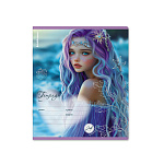 ТЕТРАДЬ 24 Л, КЛ. ERICHKRAUSE AQUAMARINE, ВЫБ. УФ-ЛАК, ГЛИТТЕР, MIX-PACK /10/160/ 