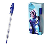 РУЧКА ШАР. ERICHKRAUSE U-108 CLASSIC STICK 1.0 ULTRA GLIDE TECHNOLOGY, СИНИЙ /12/144/1728/