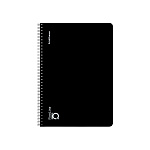 ТЕТРАДЬ 100 Л, B5, КЛ. ERICHKRAUSE IQ FINE LINE, CLASSIC, ЧЕРНЫЙ, ПЛАСТ. ОБЛ. НА СПИРАЛИ /2/12/ РФ