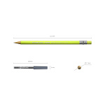 карандаш авт. 0.5 мм. еrichкrause vivo® + 20 смен. грифелей, hb, пакет /12/288/