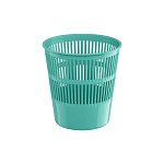 КОРЗИНА Д/БУМАГ 09 Л, ERICHKRAUSE PASTEL MINT, ПЛАСТ. СЕТЧАТАЯ, МЯТНЫЙ /25/