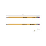 КАРАНДАШ Ч/Г ERICHKRAUSE AMBER 101, HB, ШЕСТИГРАН. С ЛАСТИКОМ, ЗАТОЧЕН. ЖЕЛТЫЙ 45696 /12/144/2880/