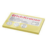 БЛОК Д/ЗАПИСИ 75*50 ММ, 100Л. ERICHKRAUSE, БУМАГА, ЖЕЛТЫЙ /12/432/