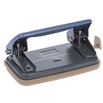 ДЫРОКОЛ ДО 12 Л. ХАТБЕР РЕКОРД, МЕТАЛЛ. С  ЛИНЕЙКОЙ, АССОРТИ /12/