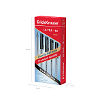 РУЧКА ШАР. ERICHKRAUSE ULTRA-10 STICK CLASSIC 0.7 SUPER GT, МЕТАЛ. НАКОН. ЧЕРНЫЙ /12/144/1728/