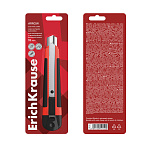 НОЖ КАНЦЕЛЯРСКИЙ 18.0 ММ. ERICHKRAUSE ARROW, КРАСНЫЙ, БЛИСТЕР /12/96/