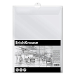 ПАПКА ДЛЯ ЧЕРЧЕНИЯ 10 Л, А3, ERICHKRAUSE, ART, БЕЗ РАМКИ, БЕЛЫЙ, ПЛАСТИКОВАЯ ПАПКА /30/ РФ