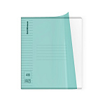 ТЕТРАДЬ 48 Л, А5+, ЛИН. ERICHKRAUSE КЛАССИКА COVERPRO MATT, PULSE, ПЛАСТ. ОБЛ. НА СКОБЕ /5/100/