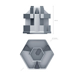 НАСТОЛЬНЫЙ НАБОР ERICHKRAUSE OFFICE, СЕРЫЙ /1/24/ РФ