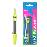 ЦИРКУЛЬ ERICHKRAUSE NEON, МЕТАЛЛ. 120 ММ, ЖЕЛТЫЙ, ФЛОУПАК /24/288/