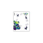 ОБЛОЖКА Д/ТЕТРАДЕЙ И ДНЕВНИКОВ ERICHKRAUSE JELLY BEAR, 0,08 ММ, 212*347ММ, 80МКМ, АССОРТИ,12ШТ /72/